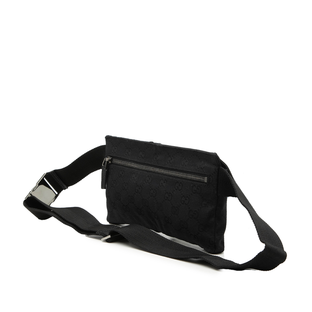 Pre-Loved Gucci GG Canvas Double Pocket Belt Bag - Picture 2 of 7